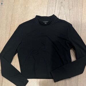 Banana Republic Black Long Sleeve Top